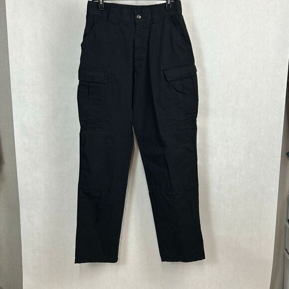 5.11 Tactical Other - 5.11 Mens Relaxed Fit TDU Cargo Pants Sz Med Waist 31.5-35, Inseam Long Black
